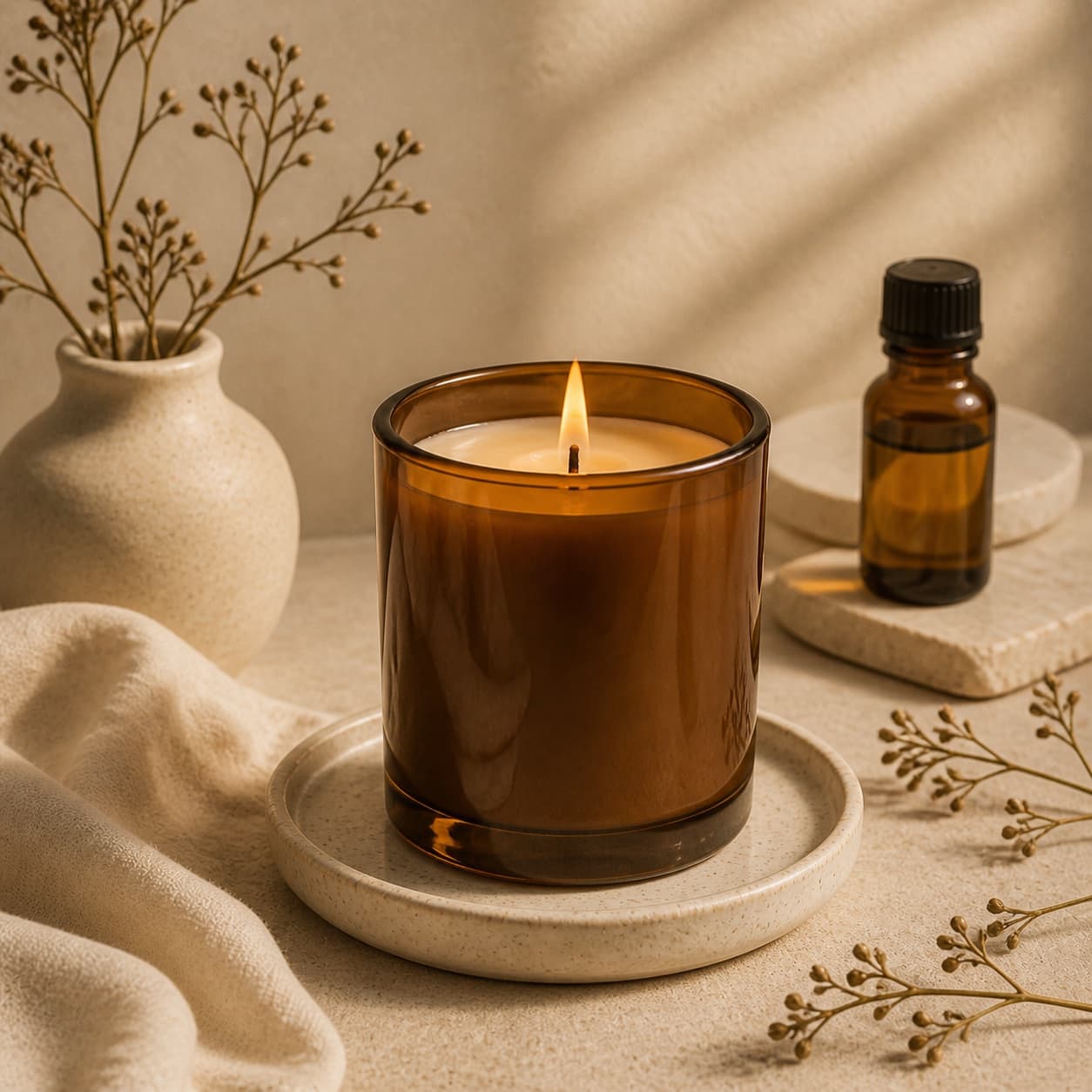 Candle fragrance application